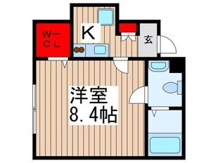 バ－ミリオン実籾の物件間取画像